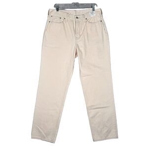 J. Crew Jeans‎ Womens 12 31 Natural Cream Classic Straight Neutral Minimalist